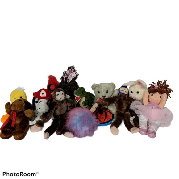 Stuffed Animal Carnival Prizes Plush Lot of 13 - Picture 1 of 6
